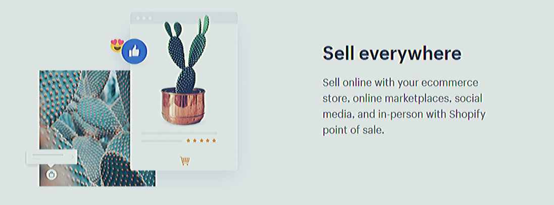 Sell everywhere with Shopify