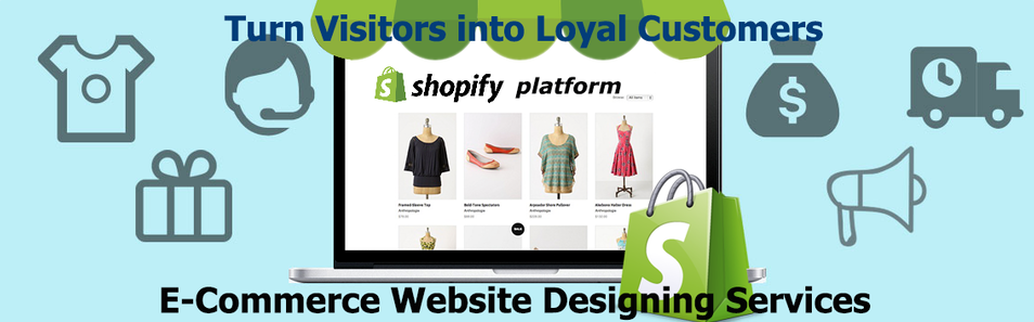 Shopify, ecommerce website design services