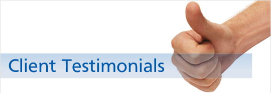 WHAT CLIENTS SAY - TESTIMONIALS